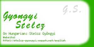 gyongyi stelcz business card