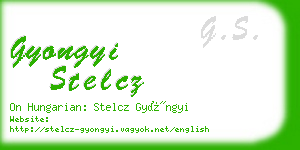 gyongyi stelcz business card